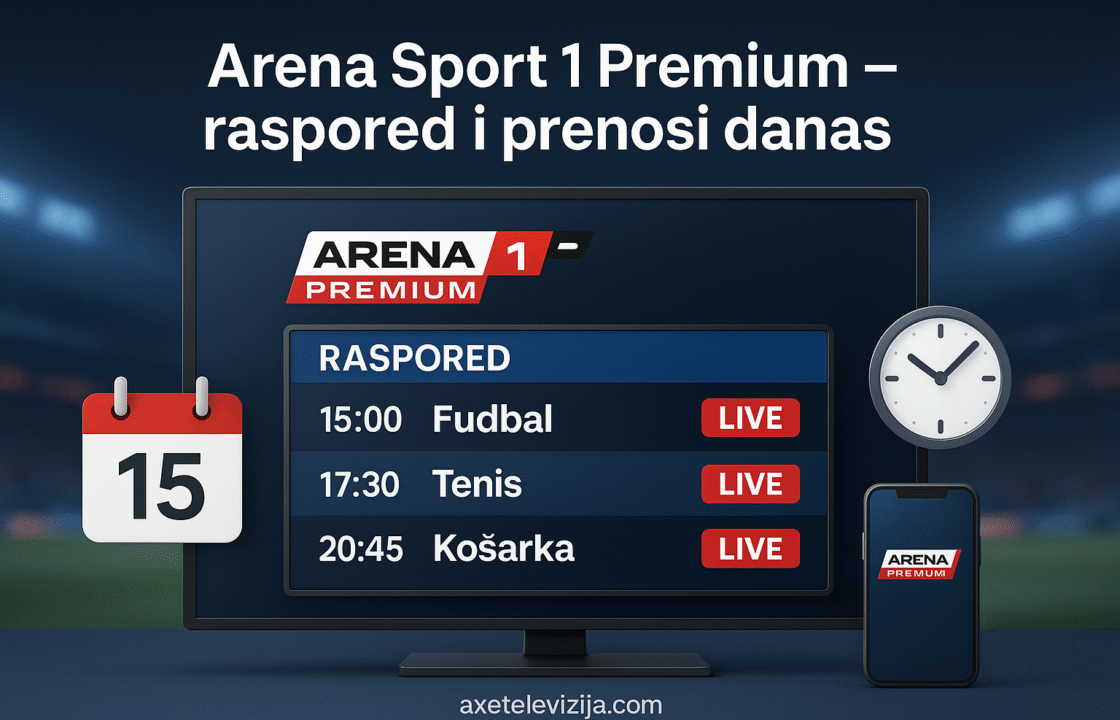 arena sport 1 premium raspored i prenosi danas