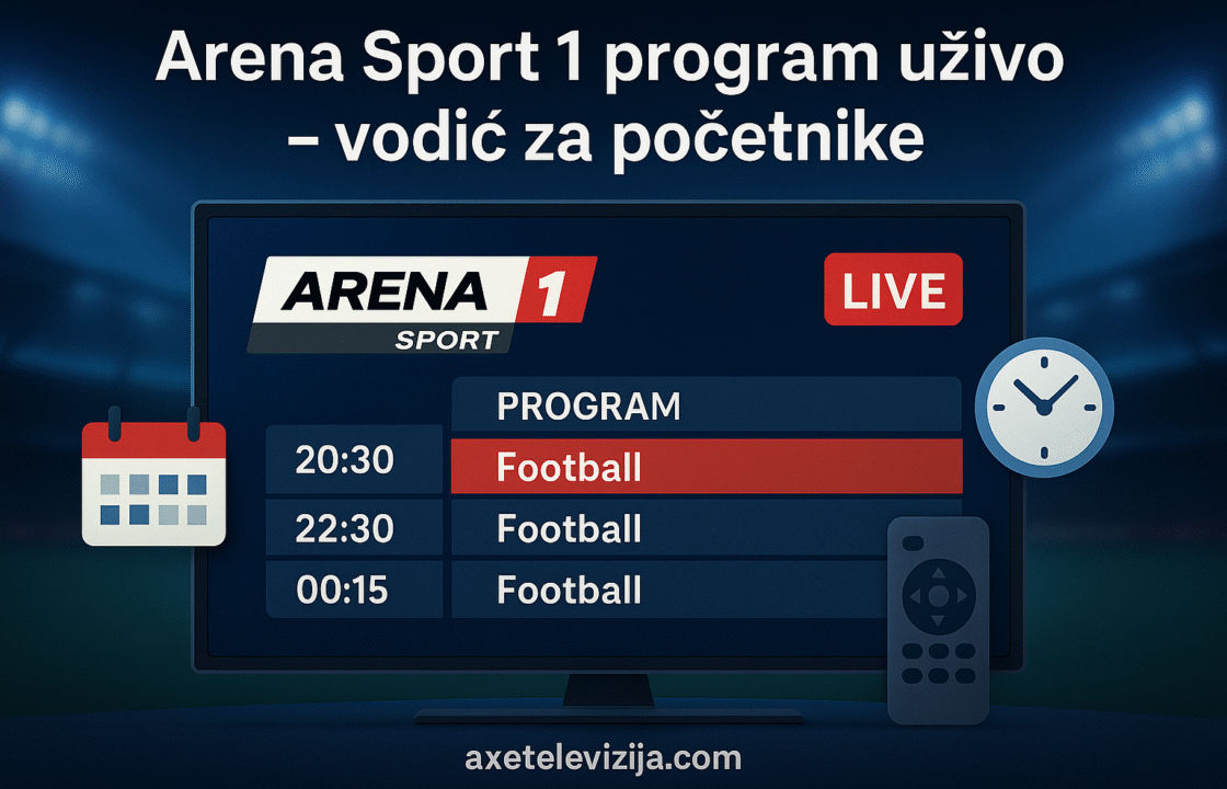 arena sport 1 program uzivo vodic za pocetnike
