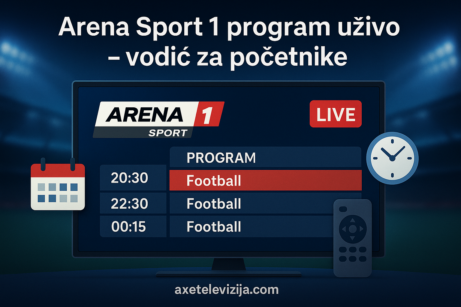 arena sport 1 program uzivo vodic za pocetnike