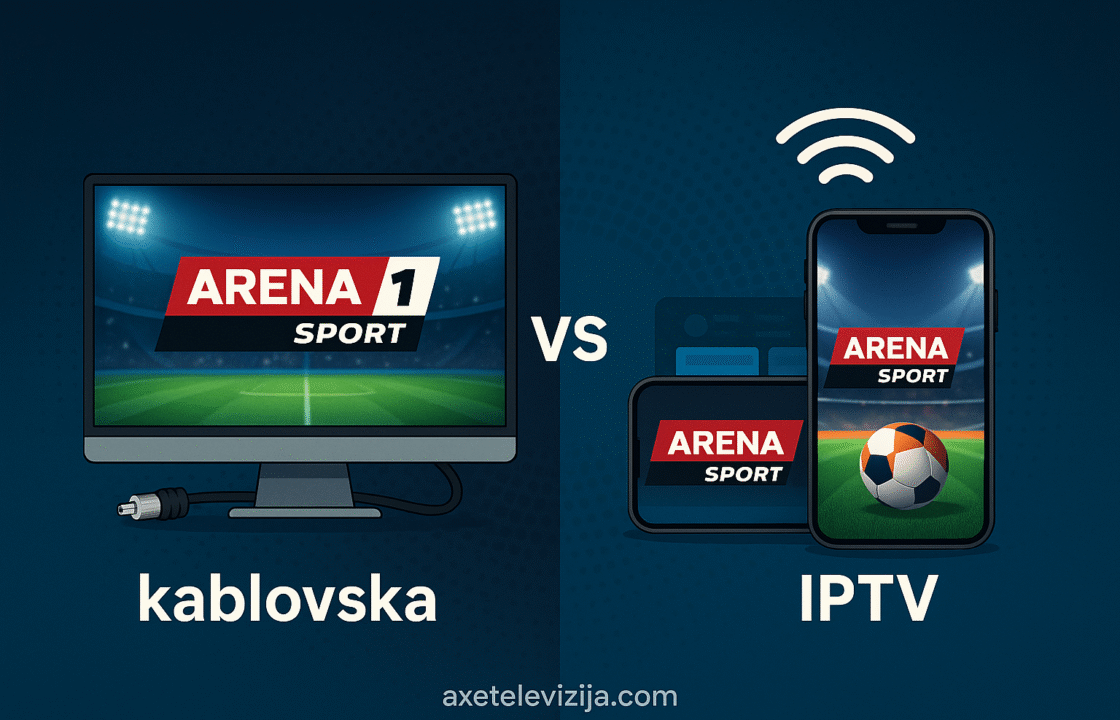 arena sport kablovska vs iptv