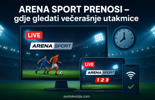 arena sport prenosi - gdje gledati vecerasnje utakmice