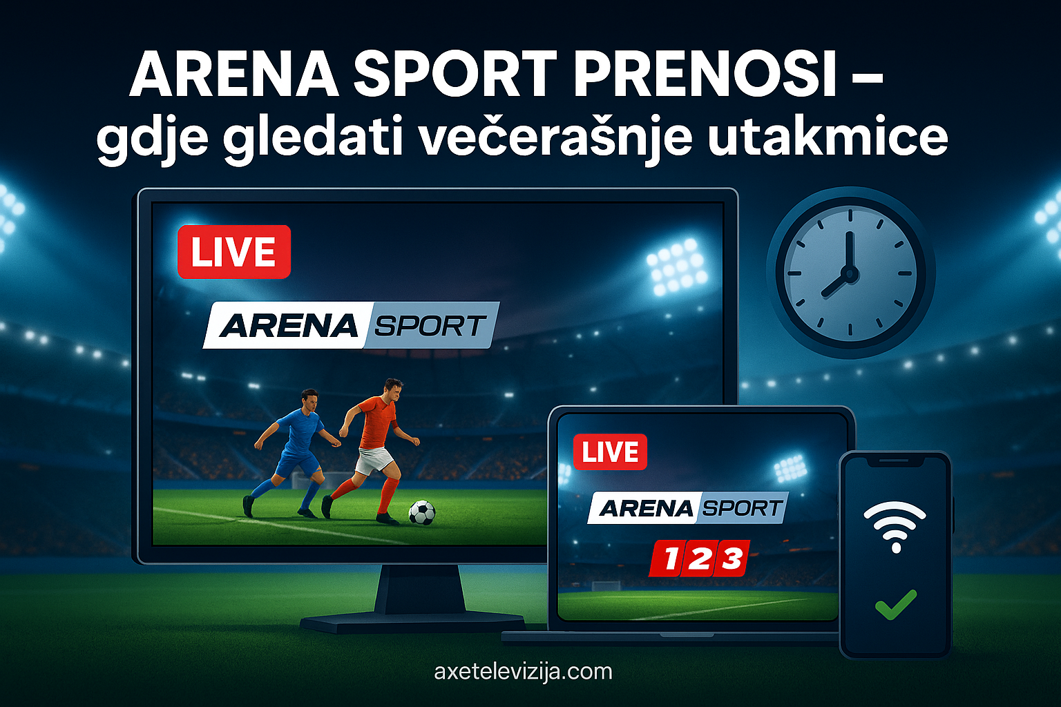 arena sport prenosi - gdje gledati vecerasnje utakmice