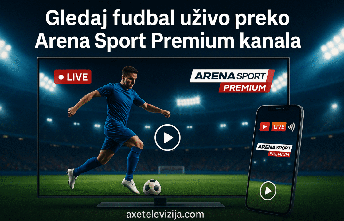 gledaj fudbal uzivo preko arena sport premium kanala