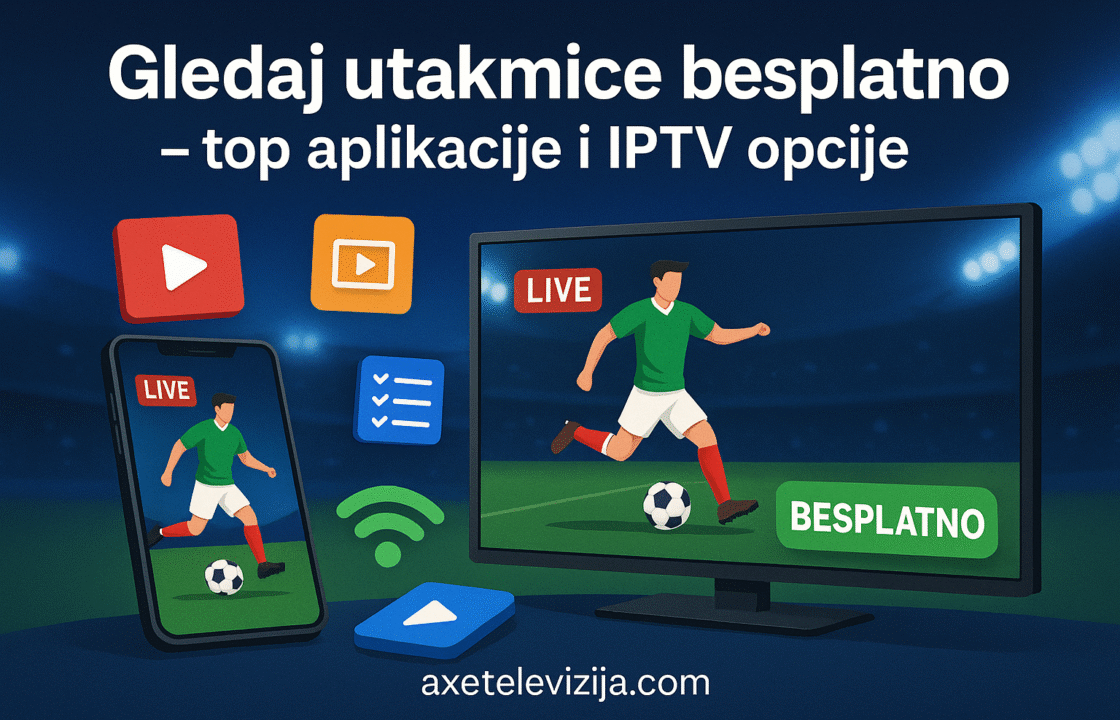 gledaj utakmice besplatno top aplikacije i iptv opcije