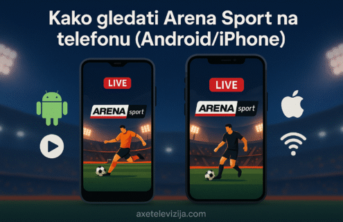 kako gledati arena sport na telefonu, android i iphone