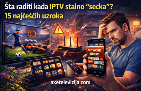 sta raditi kada iptv stalno secka