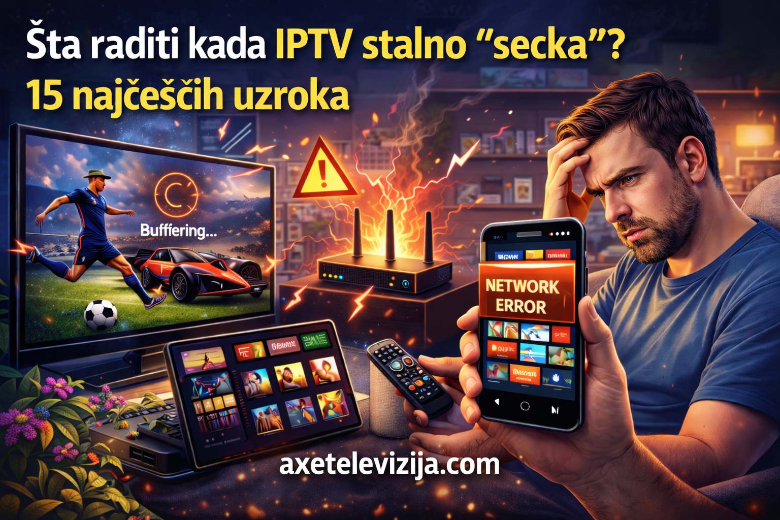 sta raditi kada iptv stalno secka