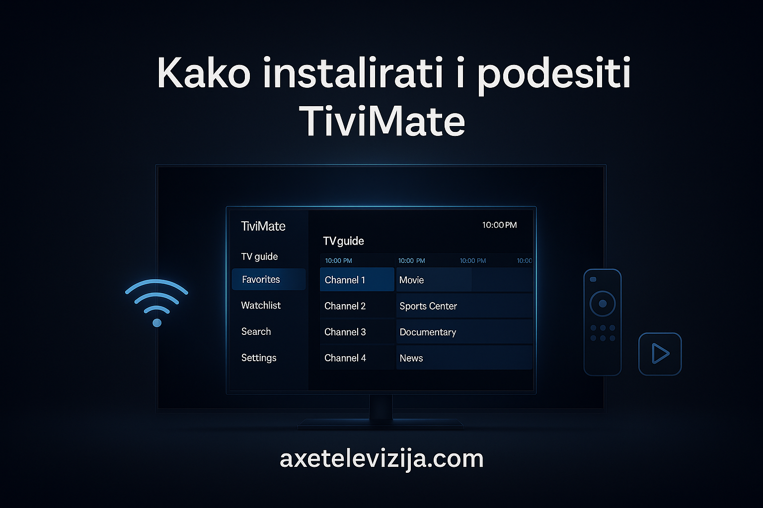 kako instalirati i podesiti tivimate na android tv