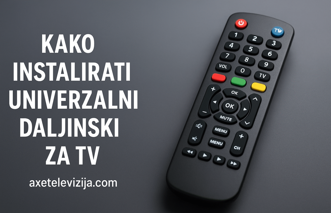 kako instalirati univerzalni daljinski za tv