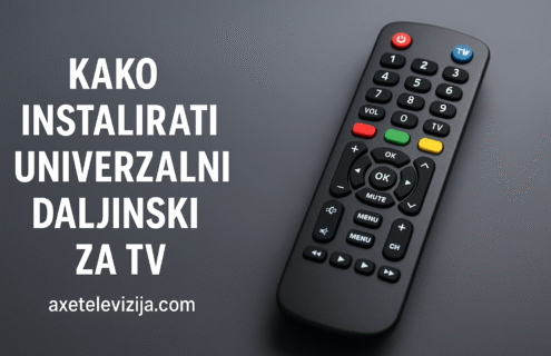 kako instalirati univerzalni daljinski za tv