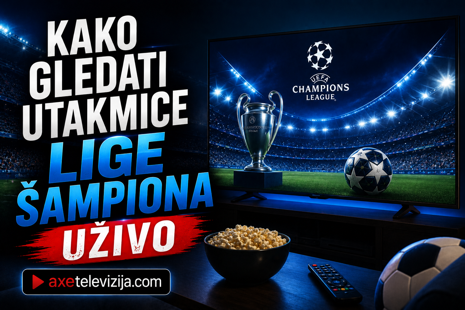 kako gledati utakmice Lige šampiona uživo
