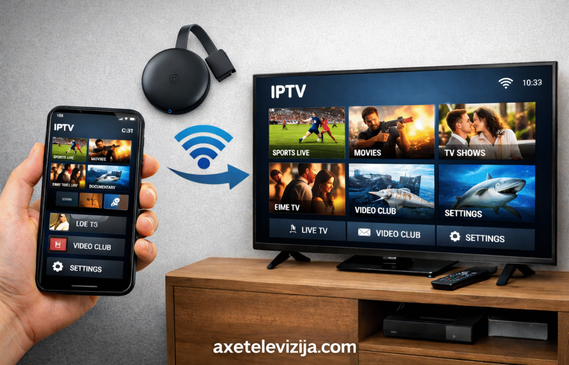 Kako prebaciti IPTV sa telefona na TV
