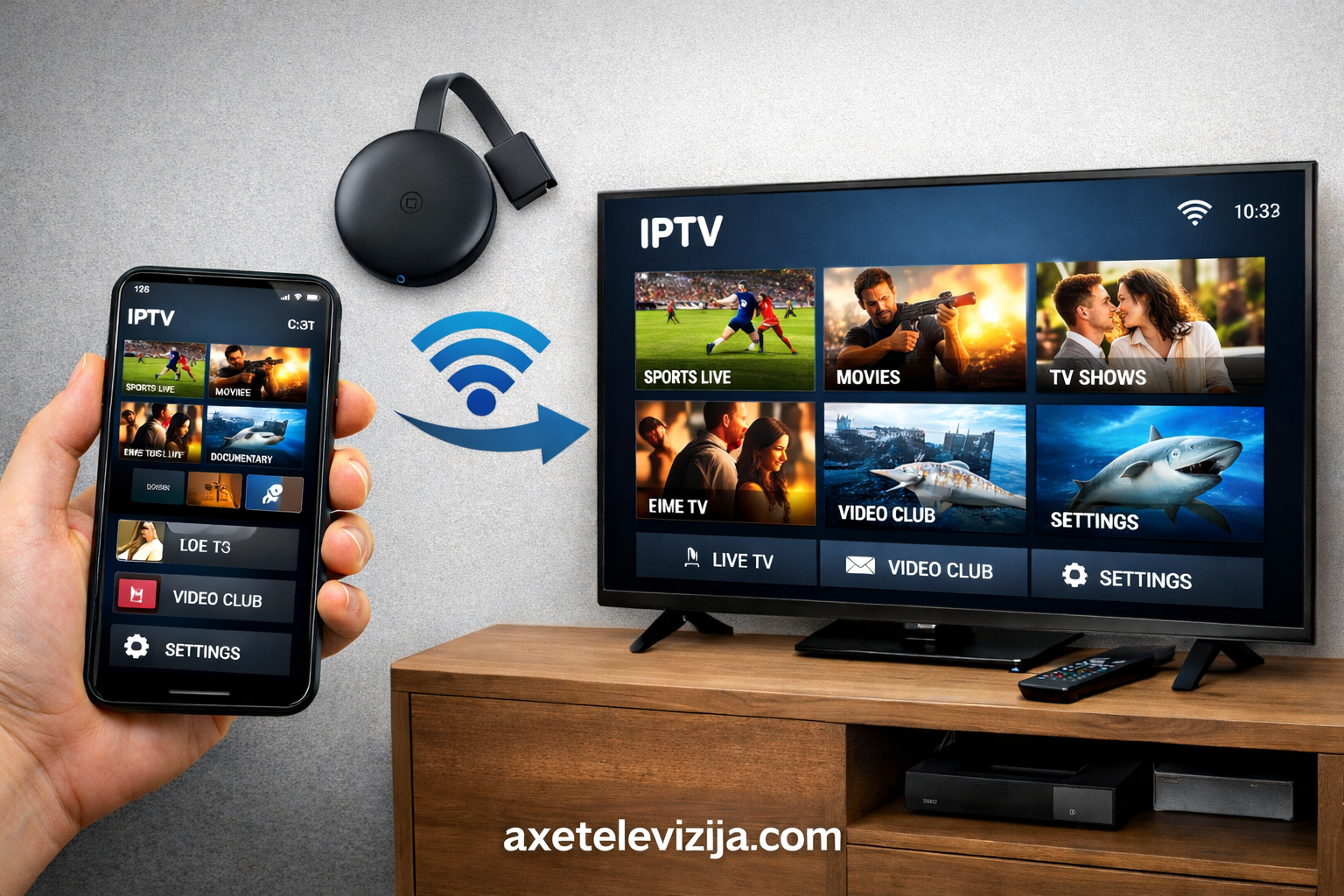 Kako prebaciti IPTV sa telefona na TV