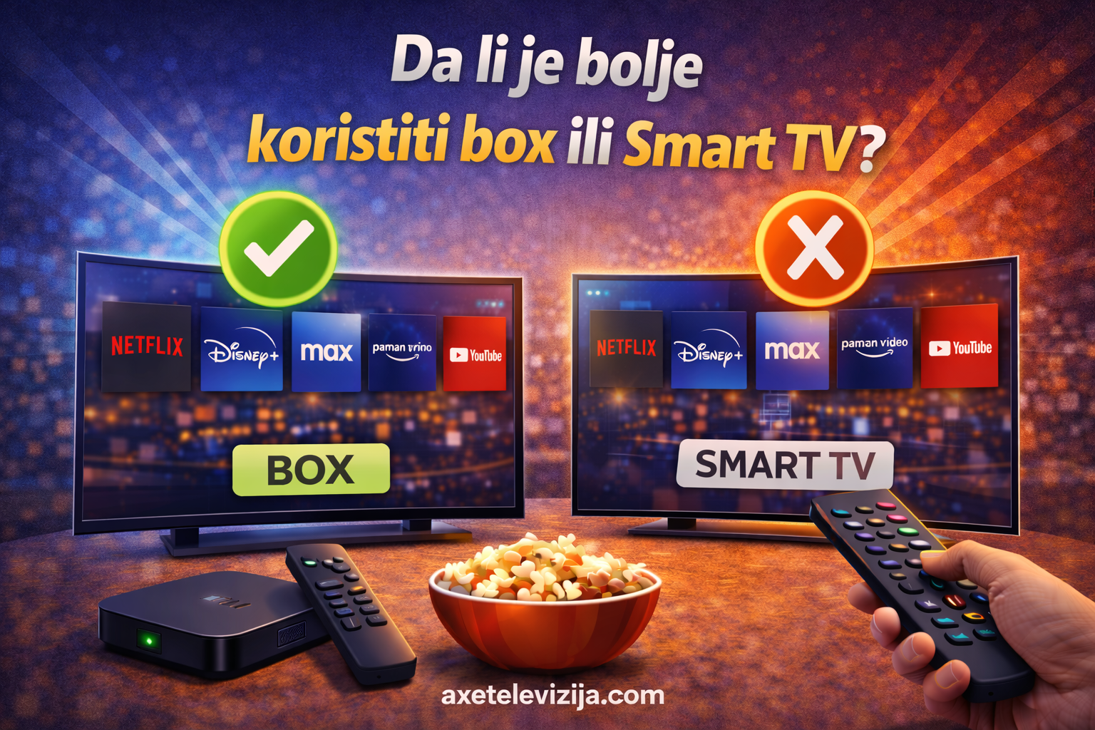 Da li je bolje koristiti box ili Smart TV