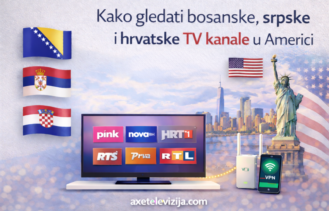 Kako gledati bosanske, srpske i hrvatske TV kanale u Americi