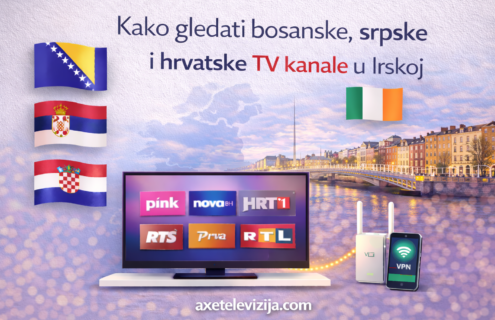 Kako gledati bosanske, srpske i hrvatske TV kanale u Irskoj