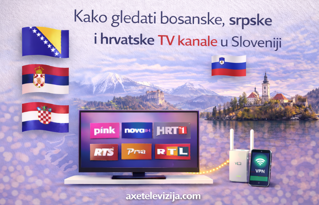 Kako gledati bosanske, srpske i hrvatske TV kanale u Sloveniji