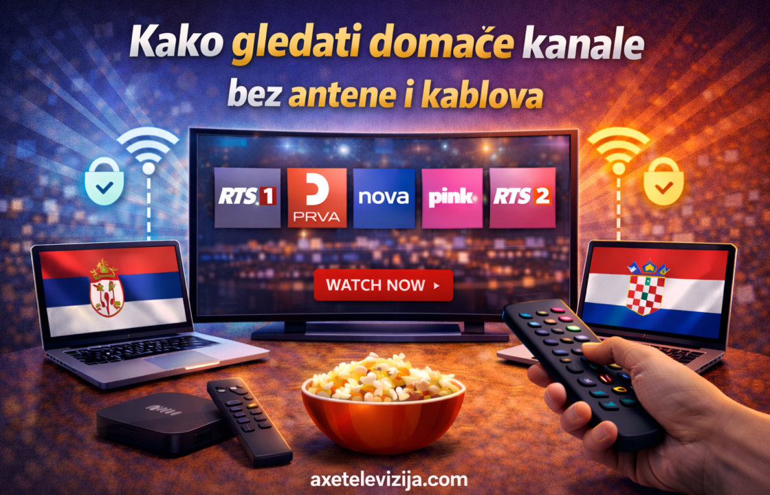 Kako gledati domaće kanale bez antene i kablova