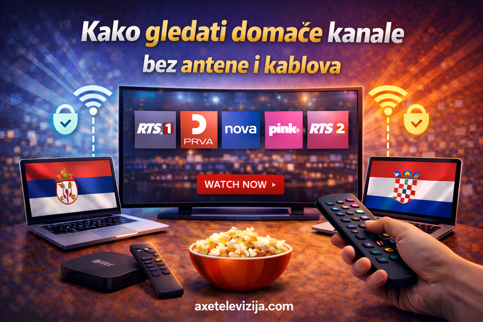 Kako gledati domaće kanale bez antene i kablova