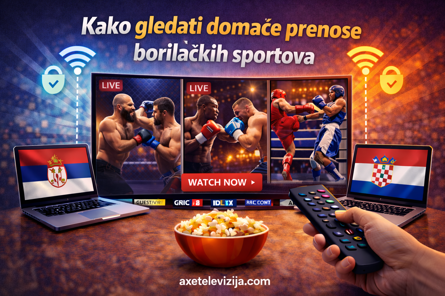 Kako gledati domaće prenose borilačkih sportova