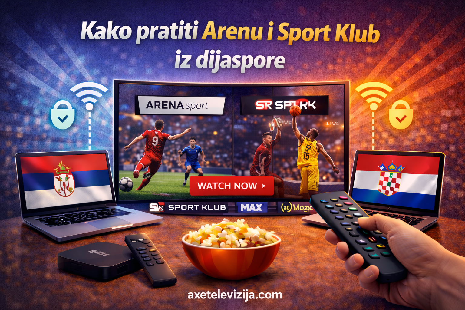 Kako pratiti Arenu i Sport Klub iz dijaspore