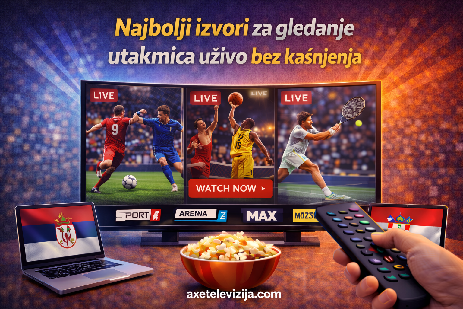 Najbolji izvori za gledanje utakmica uživo bez kašnjenja