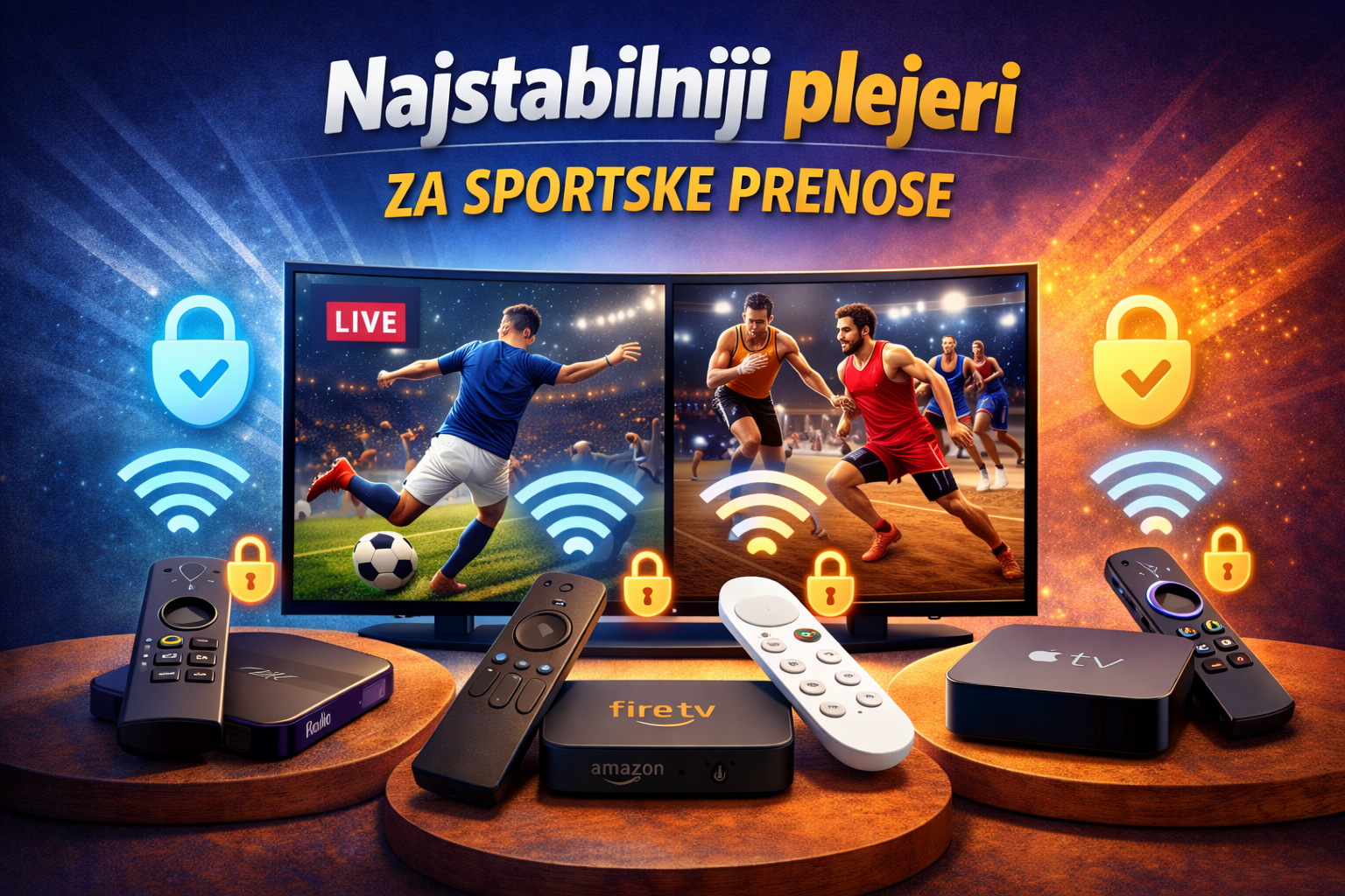 Najstabilniji plejeri za sportske prenose