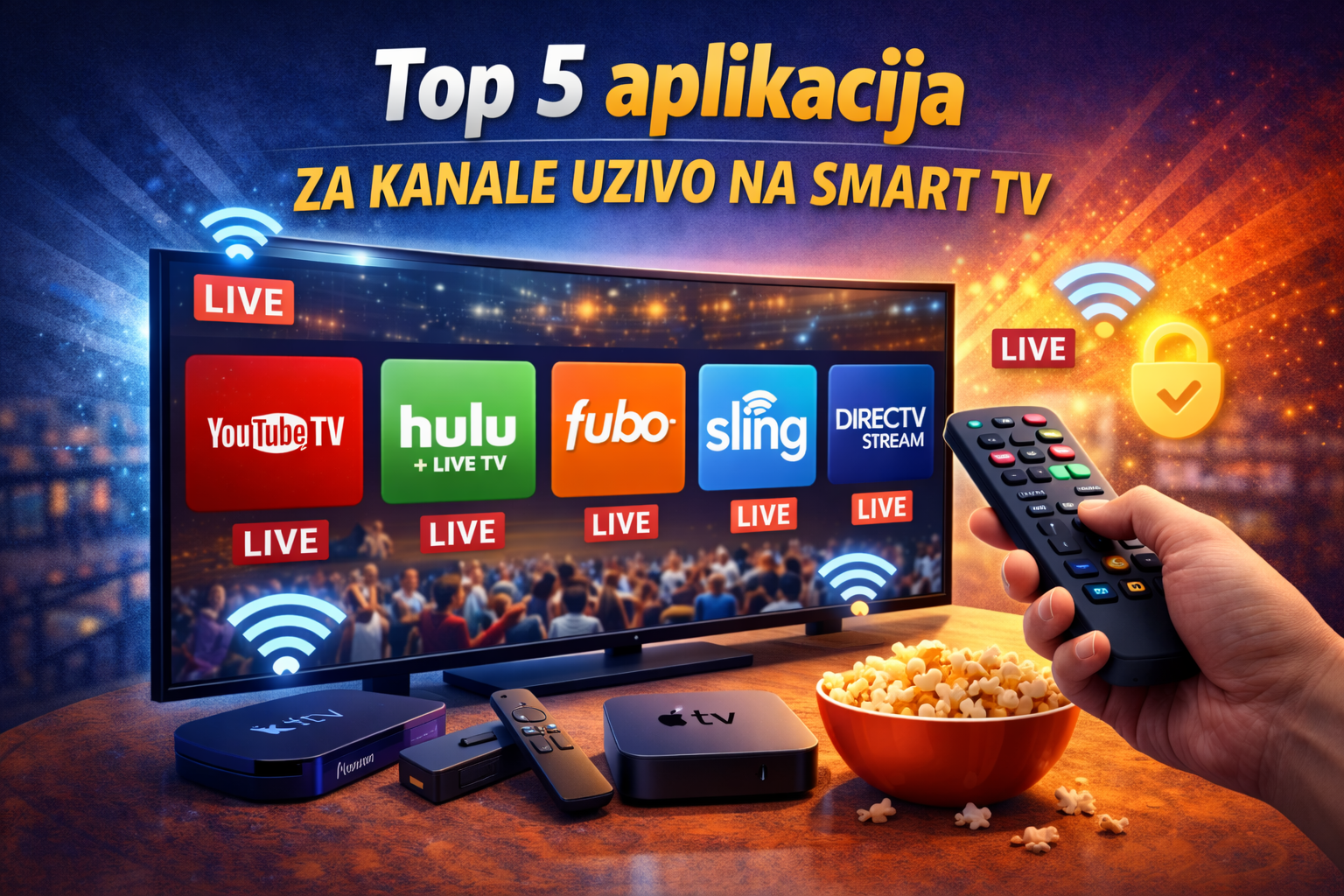 Top 5 aplikacija za kanale uživo na Smart TV