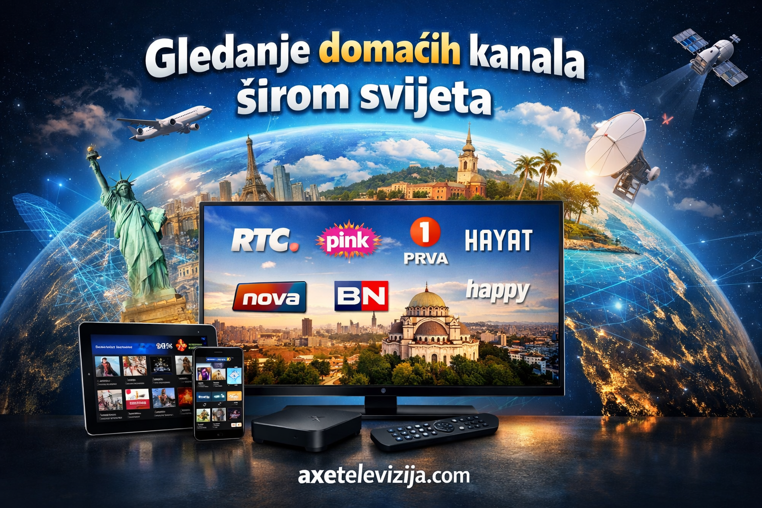 gledanje domacih kanala sirom svijeta