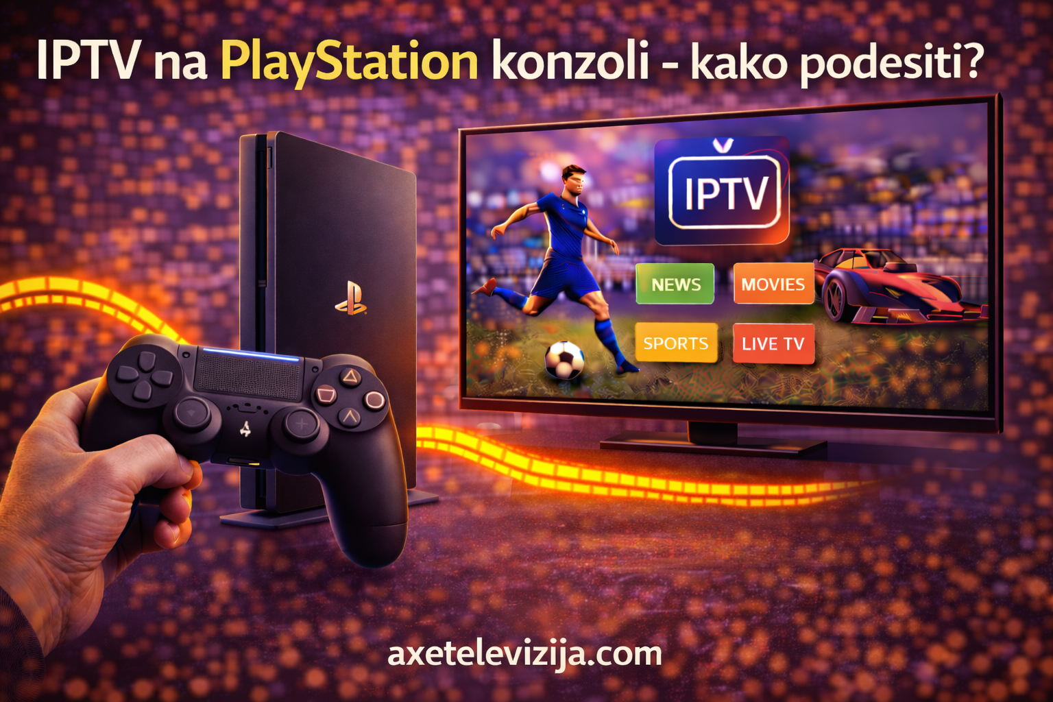 iptv na playstation konzoli