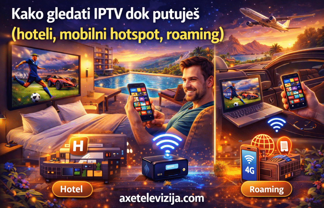 kako gledati iptv dok putujes