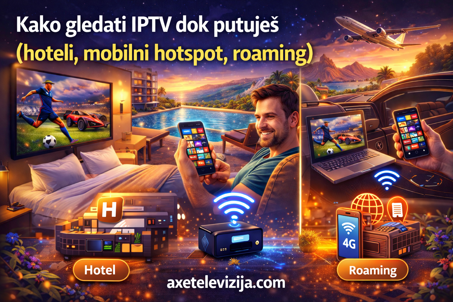 kako gledati iptv dok putujes