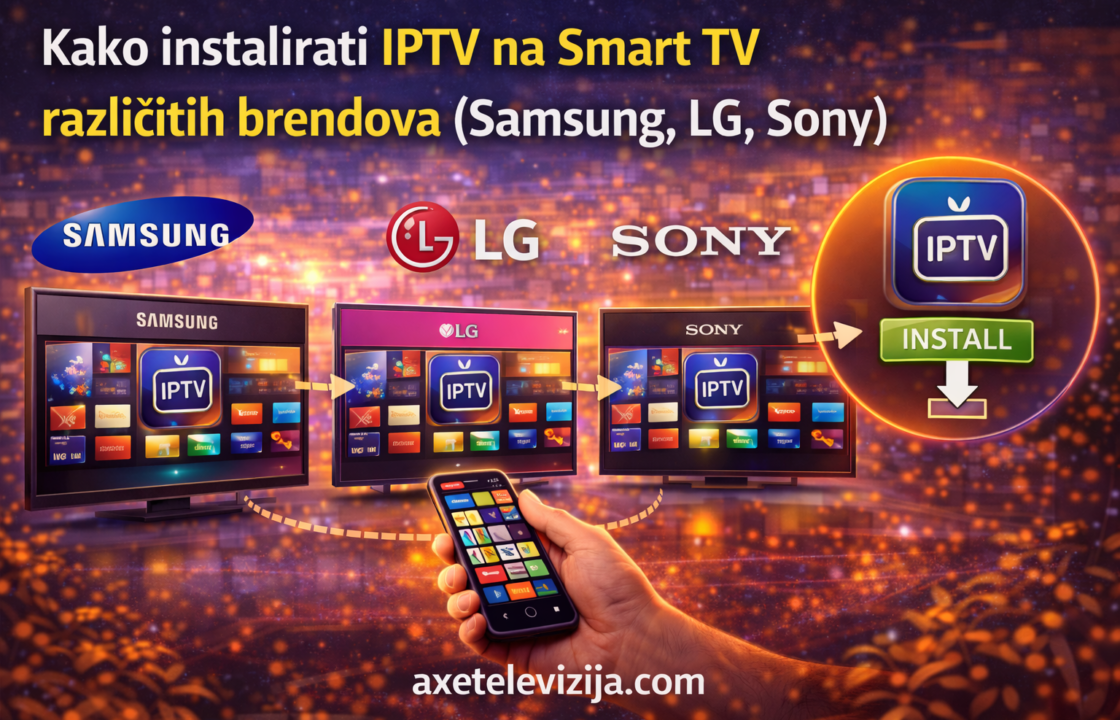 kako instalirati iptv na smart tv razlicitih brendova