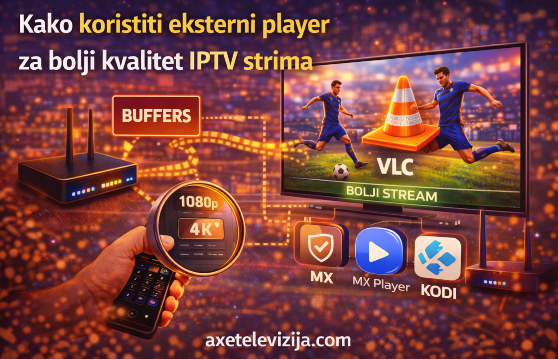 kako koristiti eksterni player za bolji kvalitet iptv strima