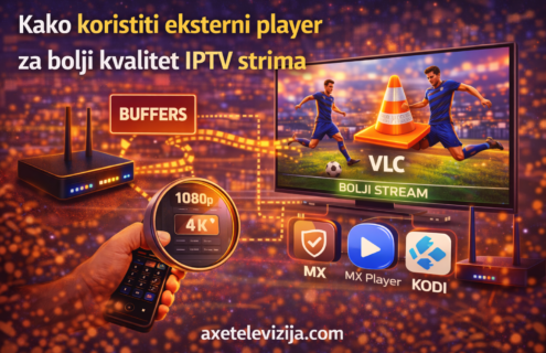 kako koristiti eksterni player za bolji kvalitet iptv strima