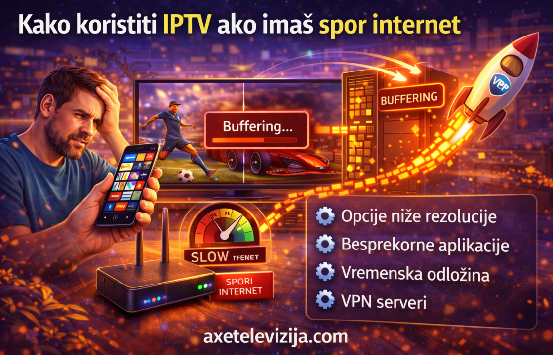 kako koristiti iptv ako imas spor internet