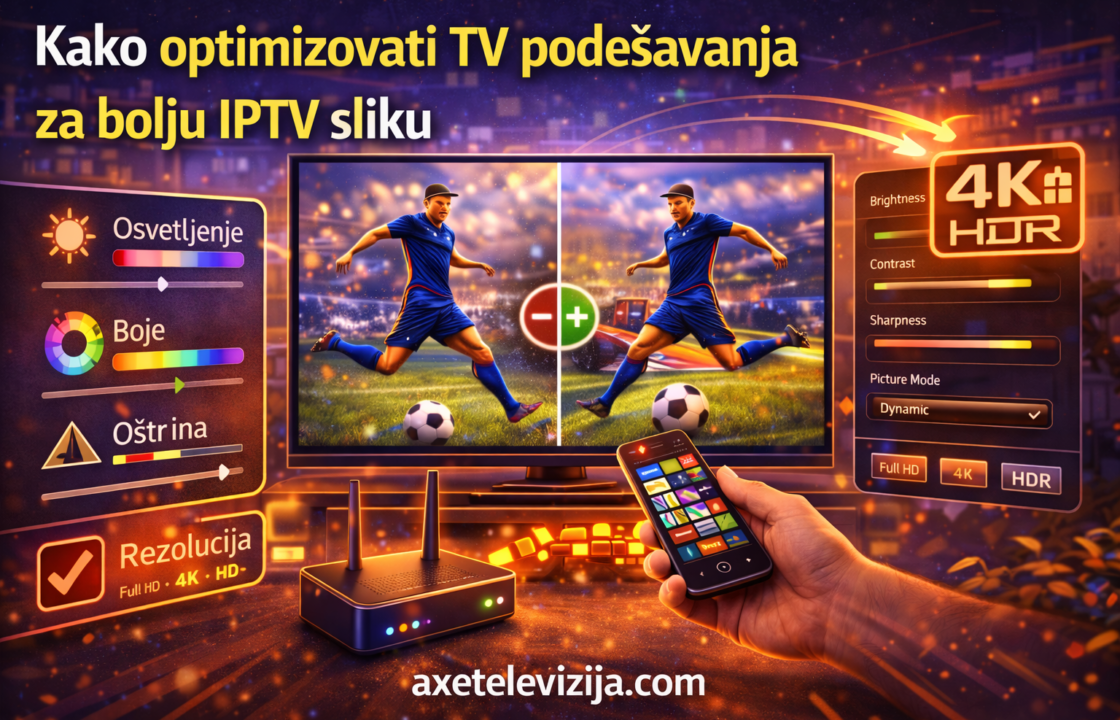 kako optimizovati tv podesavanja za bolju iptv sliku