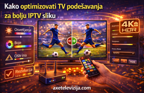 kako optimizovati tv podesavanja za bolju iptv sliku