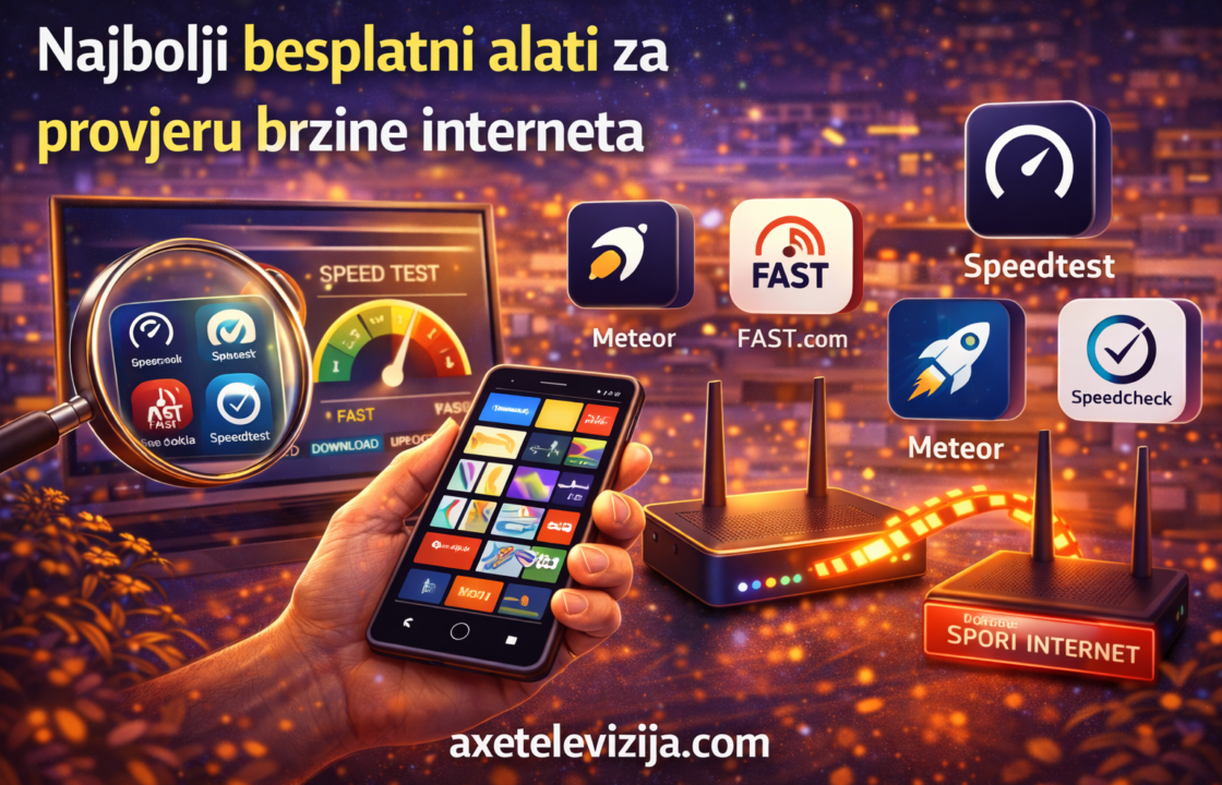 najbolji besplatni alati za provjeru brzine interneta