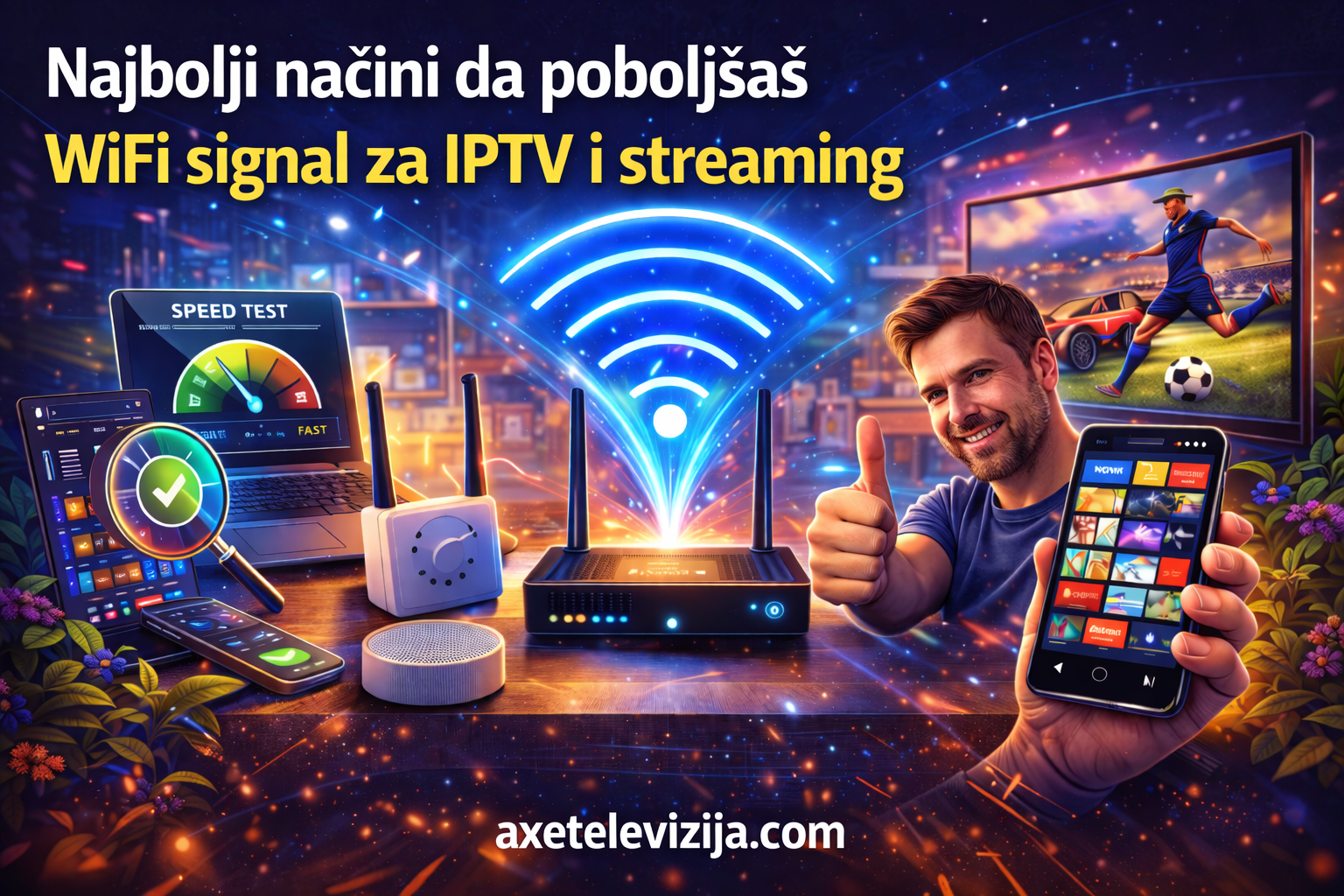 najbolji nacini da poboljsas wifi signal za iptv i streaming