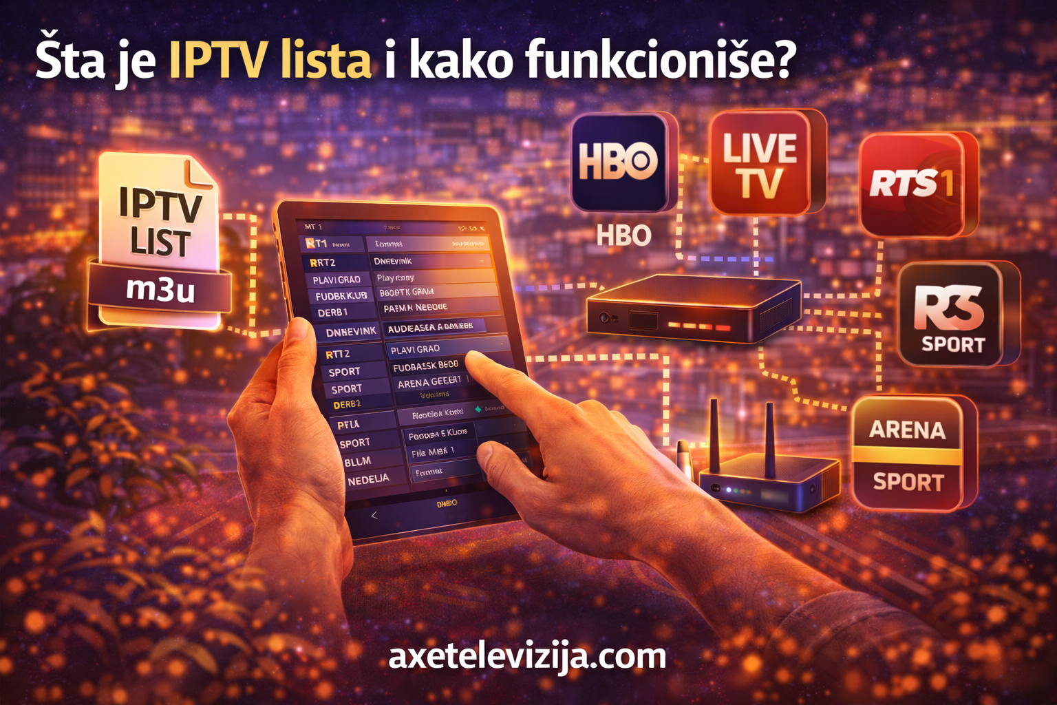 sta je iptv lista i kako funkcionise