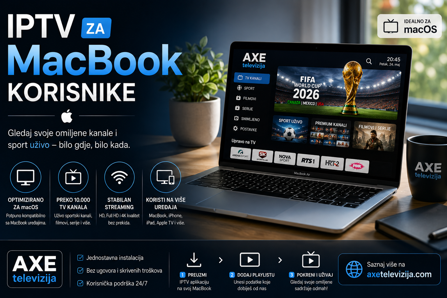 IPTV za MacBook korisnike