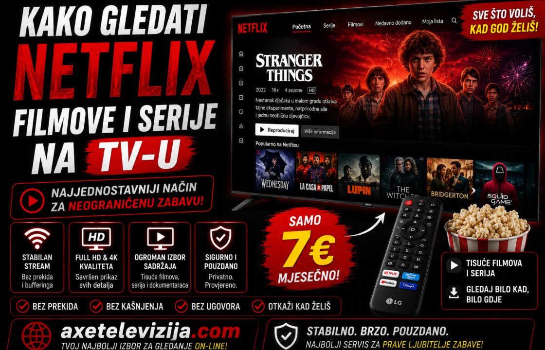 Kako gledati Netflix filmove i serije na TV-u