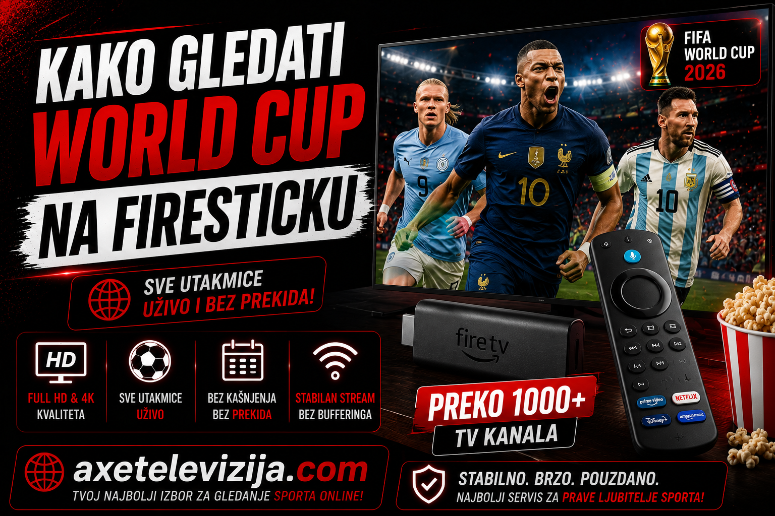 Kako gledati World Cup na Firesticku
