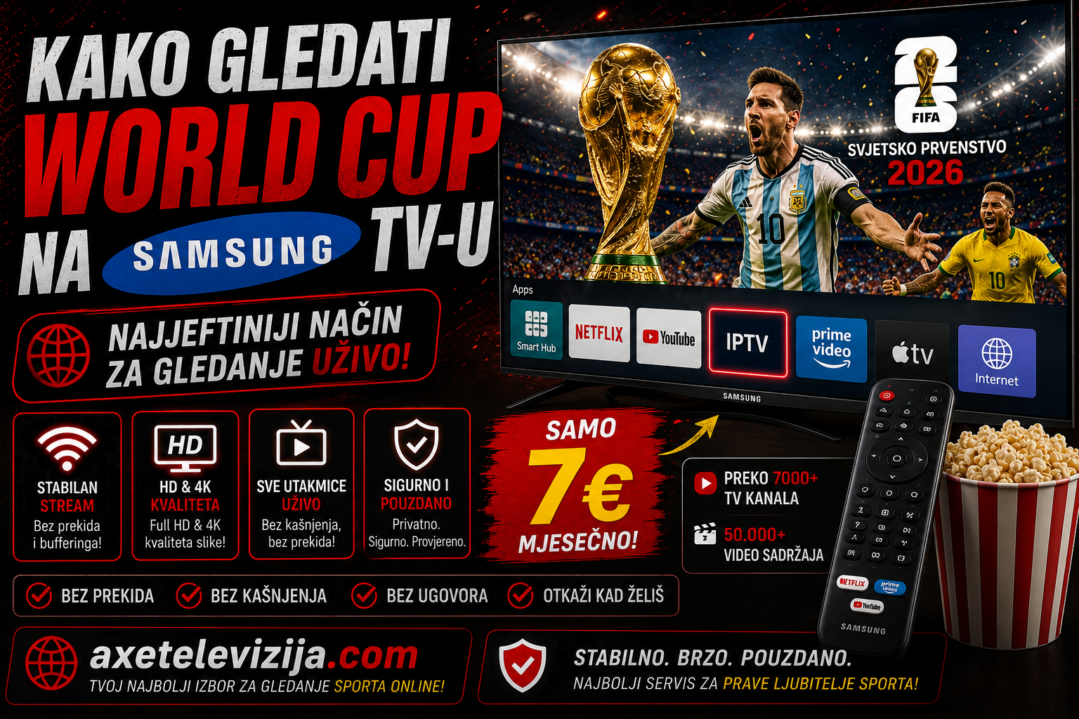 Kako gledati World Cup na Samsung TV-u