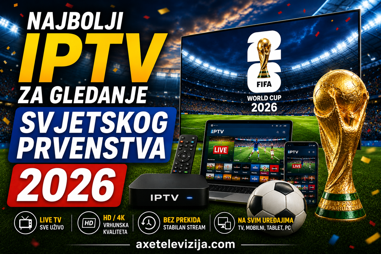 Najbolji IPTV za gledanje Svjetskog prvenstva
