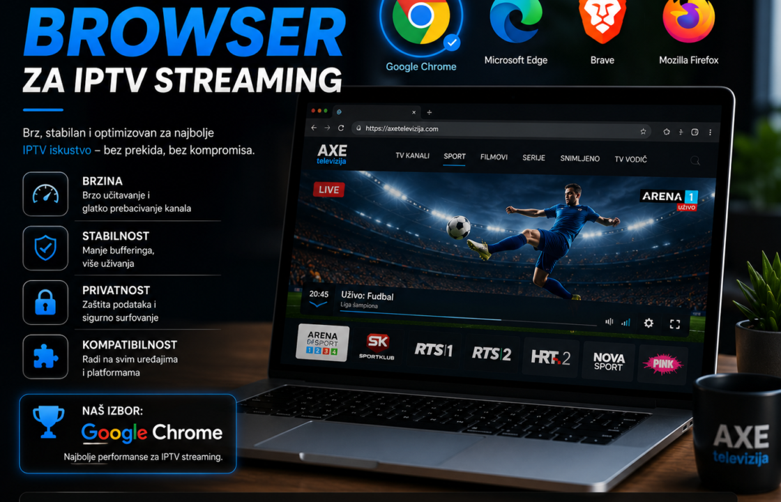 Najbolji browser za IPTV streaming