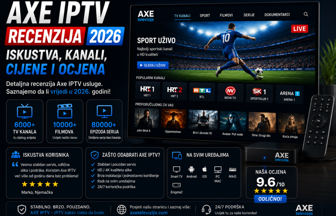 Axe iptv recenzija