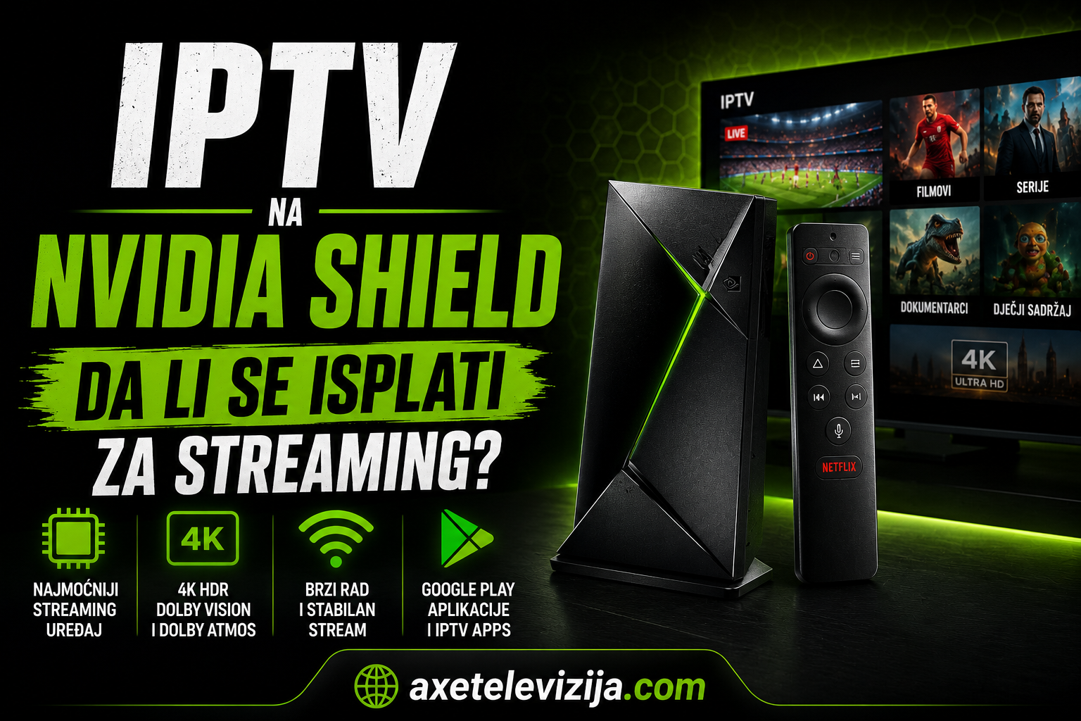 IPTV na Nvidia Shield