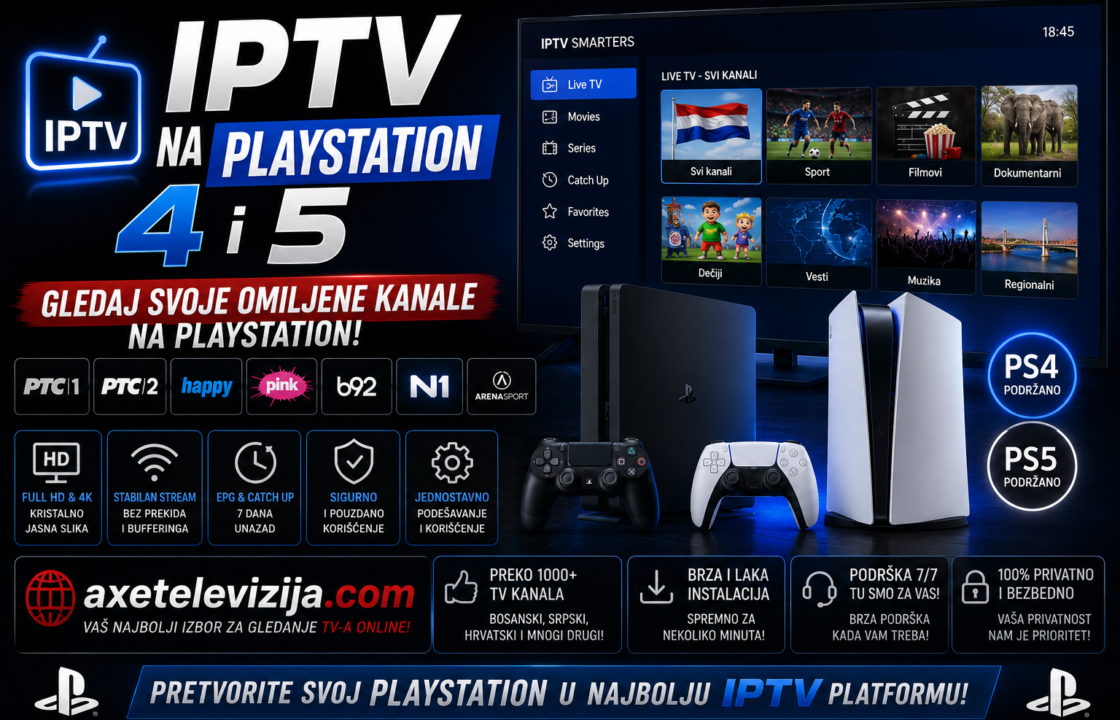 IPTV na PlayStation 4 i 5